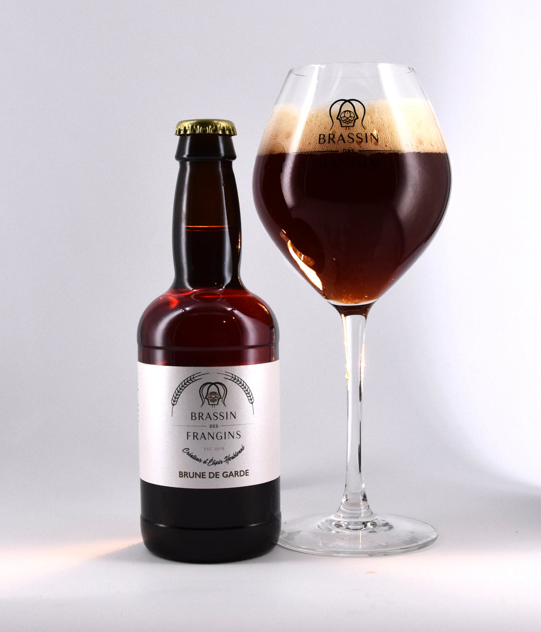 Bière brune de garde